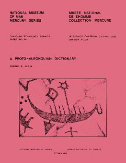 Picture of proto-Algonquian dictionary