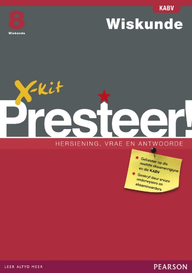 Picture of X-kit Presteer! Wiskunde Graad 8 Studiegids