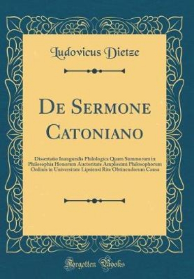 Picture of de Sermone Catoniano