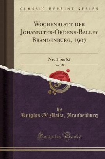 Picture of Wochenblatt Der Johanniter-Ordens-Balley Brandenbu