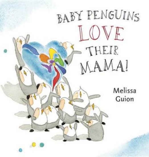 Picture of Baby Penguins Love Their Mama