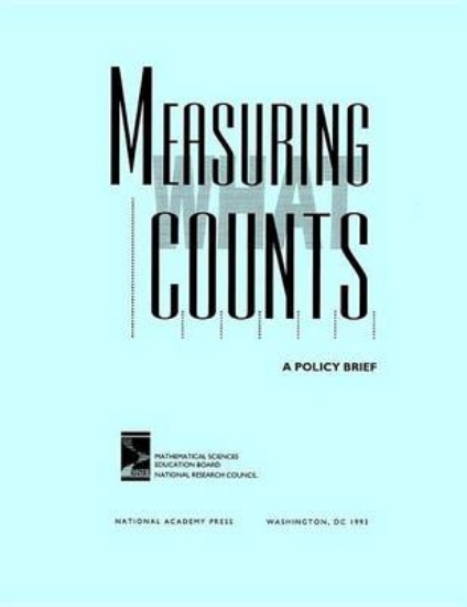 Picture of Measuring What Counts: A Policy Brief