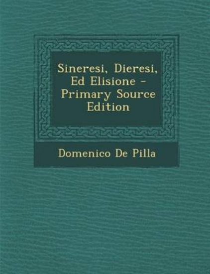 Picture of Sineresi, Dieresi, Ed Elisione
