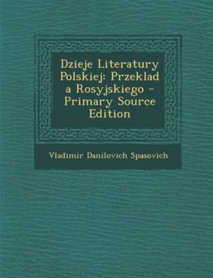 Picture of Dzieje Literatury Polskiej
