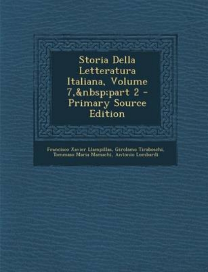 Picture of Storia Della Letteratura Italiana, Volume 7, Part