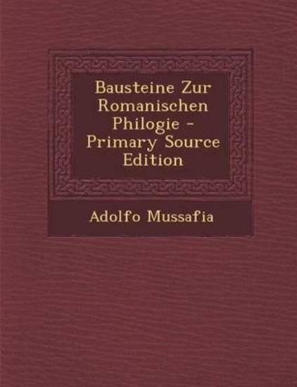 Picture of Bausteine Zur Romanischen Philogie