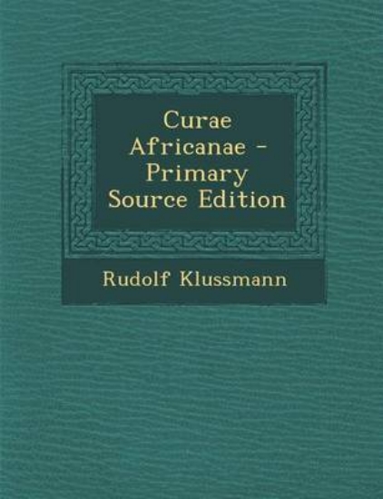 Picture of Curae Africanae