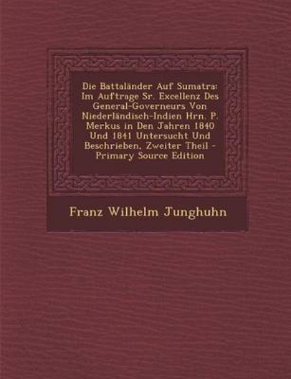Picture of Die Battalander Auf Sumatra
