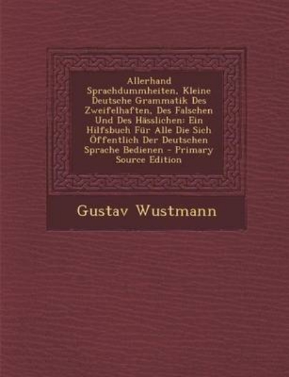 Picture of Allerhand Sprachdummheiten, Kleine Deutsche Gramma
