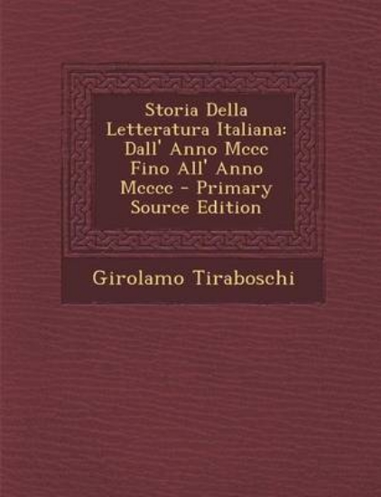 Picture of Storia Della Letteratura Italiana