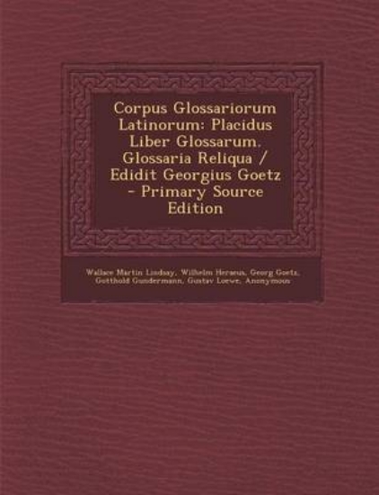Picture of Corpus Glossariorum Latinorum