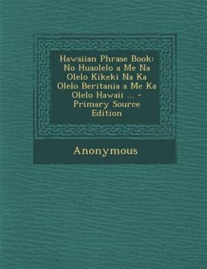Picture of Hawaiian Phrase Book