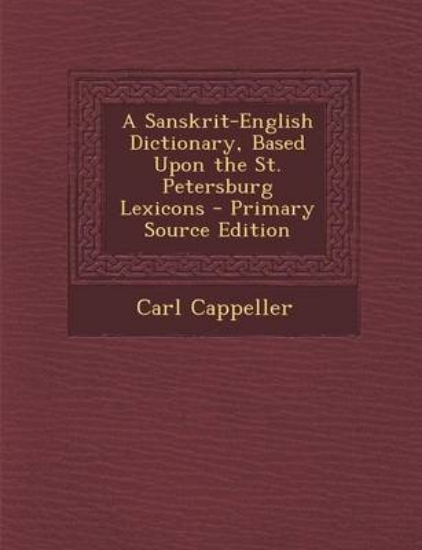 Picture of A Sanskrit-English Dictionary, Based Upon the St.