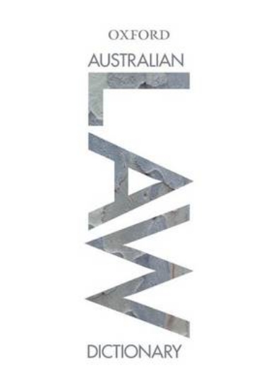 Picture of Australian Law Dictionary