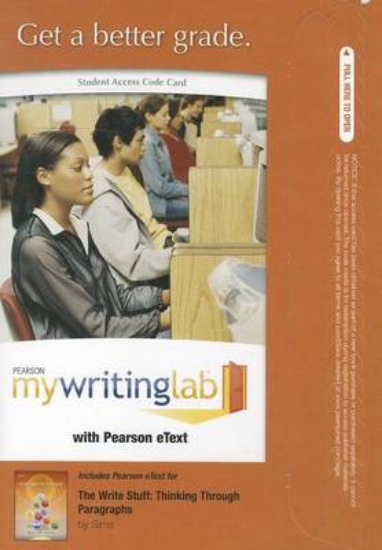 Picture of MyLab Writing with Pearson eText -- Standalone Acc