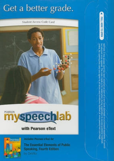 Picture of MySpeechLab with Pearson EText - Standalone Access