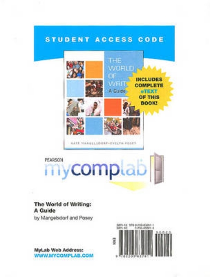 Picture of MyCompLab with Pearson EText - Standalone Access C