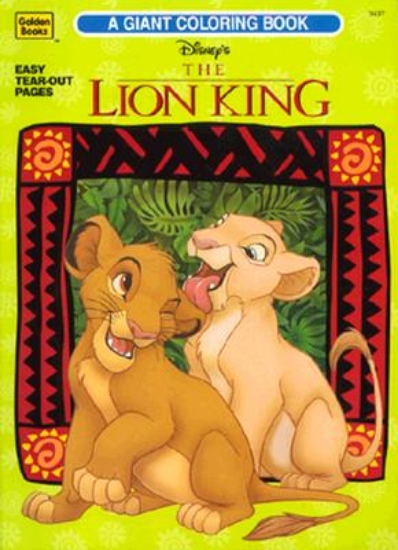 Picture of Lion King Giant Color and Activity Book #1