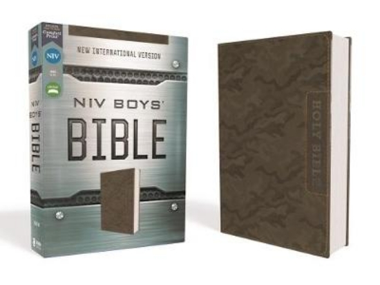 Picture of NIV, Boys' Bible, Leathersoft, Brown Camo, Comfort