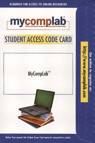 Picture of MyCompLab 1.0 Website Student Access Card