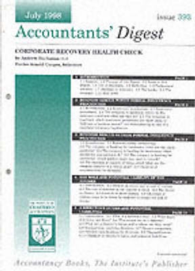 Picture of Corporate Recovery Healthcheck