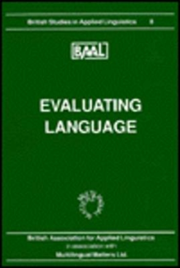 Picture of Evaluating Language (BAAL 8)