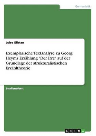 Picture of Exemplarische Textanalyse zu Georg Heyms Erzahlung