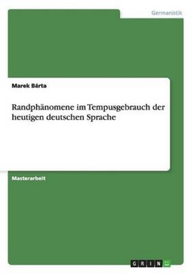 Picture of Randphanomene im Tempusgebrauch der heutigen deuts