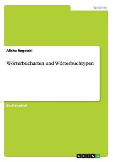 Picture of Woerterbucharten und Woerterbuchtypen