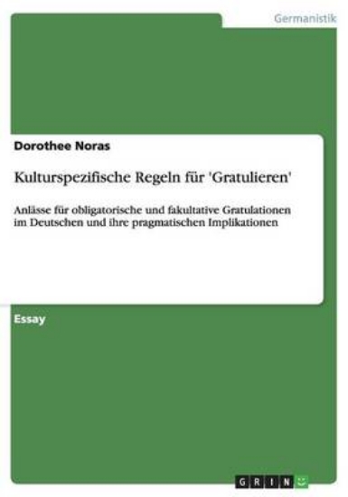 Picture of Kulturspezifische Regeln fur 'Gratulieren'