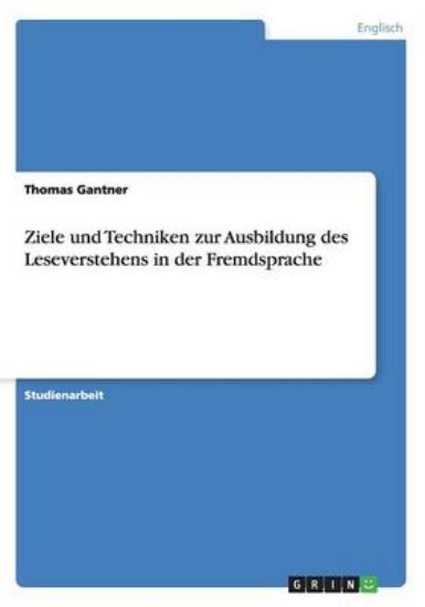 Picture of Ziele und Techniken zur Ausbildung des Leseversteh