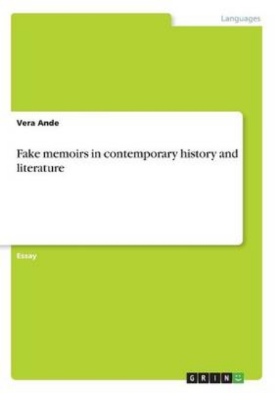 Picture of Fake memoirs in contemporary history and literatur