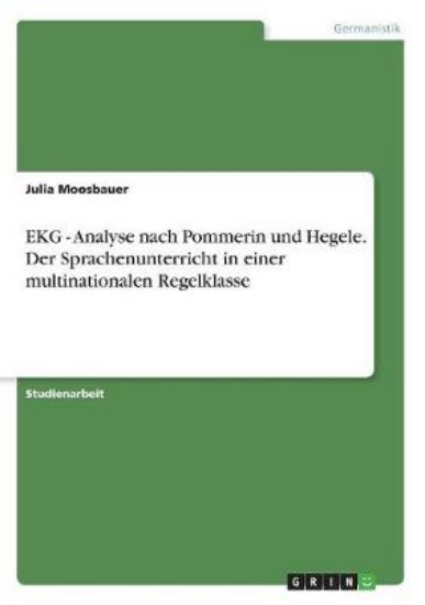 Picture of EKG - Analyse nach Pommerin und Hegele. Der Sprach