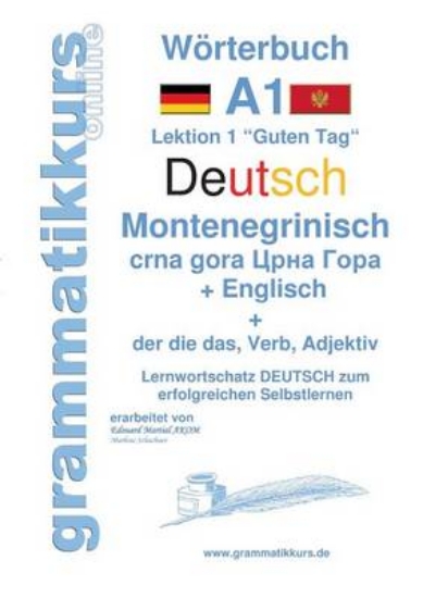 Picture of Woerterbuch Deutsch - Montenegrinisch - Englisch N