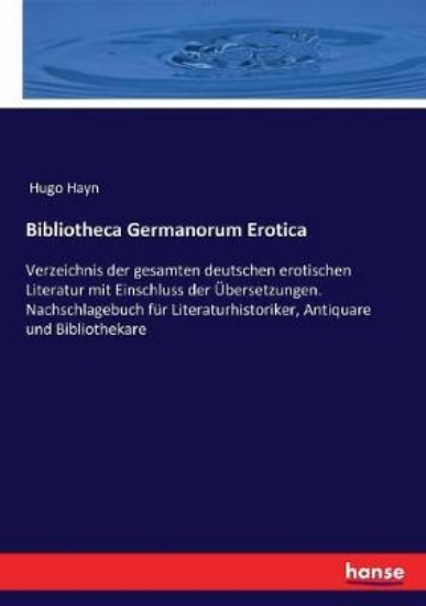 Picture of Bibliotheca Germanorum Erotica