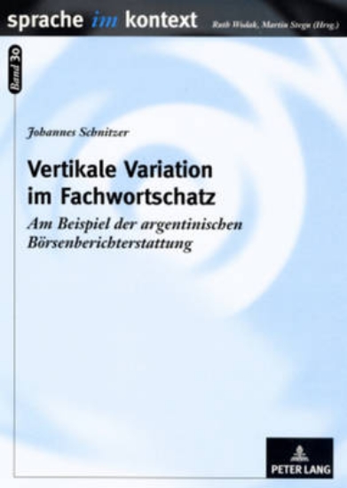 Picture of Vertikale Variation Im Fachwortschatz