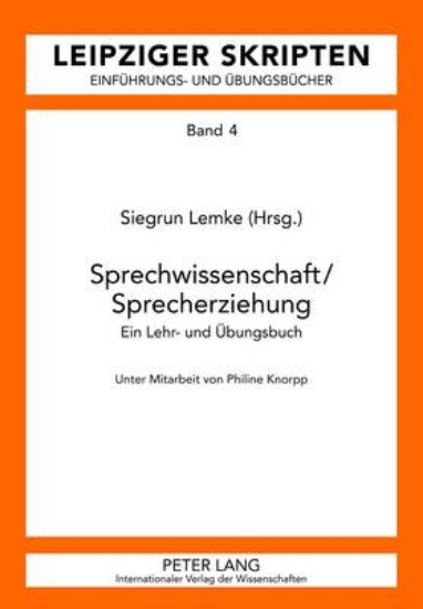 Picture of Sprechwissenschaft/Sprecherziehung