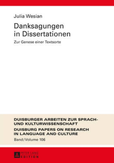 Picture of Danksagungen in Dissertationen