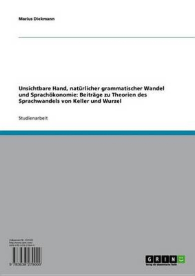 Picture of Unsichtbare Hand, Nat Rlicher Grammatischer Wandel