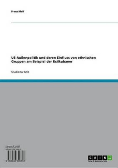 Picture of Us-Au Enpolitik Und Deren Einfluss Von Ethnischen