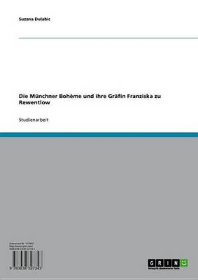 Picture of Die M Nchner Boh Me Und Ihre Gr Fin Franziska Zu R
