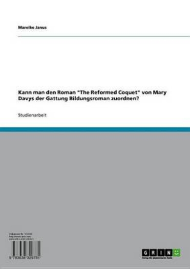 Picture of Kann Man Den Roman 'The Reformed Coquet' Von Mary