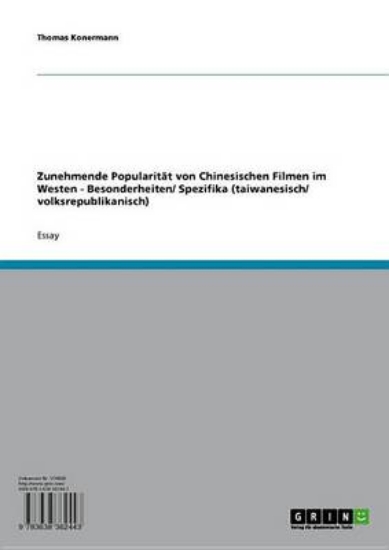 Picture of Zunehmende Popularit T Von Chinesischen Filmen Im