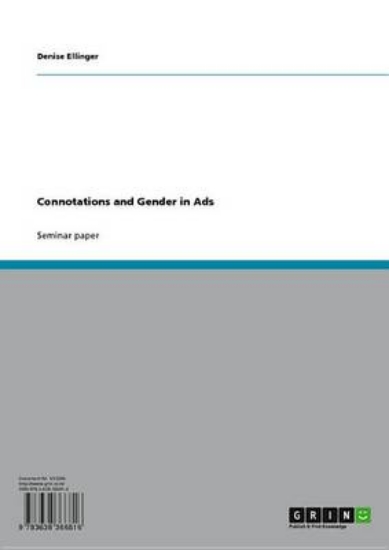 Picture of Connotations and Gender in Ads