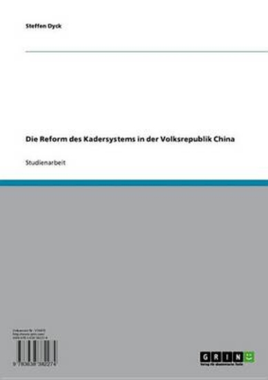 Picture of Die Reform Des Kadersystems in Der Volksrepublik C