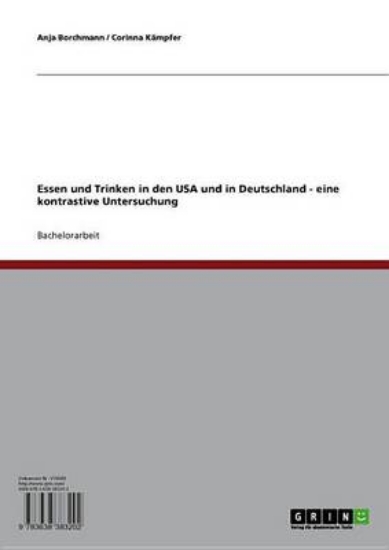 Picture of Essen Und Trinken in Den USA Und in Deutschland
