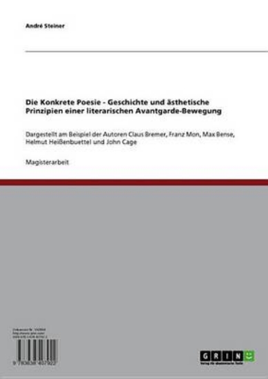 Picture of Die Konkrete Poesie