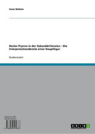 Picture of Hester Prynne in Der Sekund Rliteratur