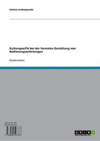 Picture of Kulturspezifik Bei Der Formalen Gestaltung Von Bed