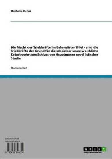 Picture of Die Macht Der Triebkr Fte Im Bahnw Rter Thiel